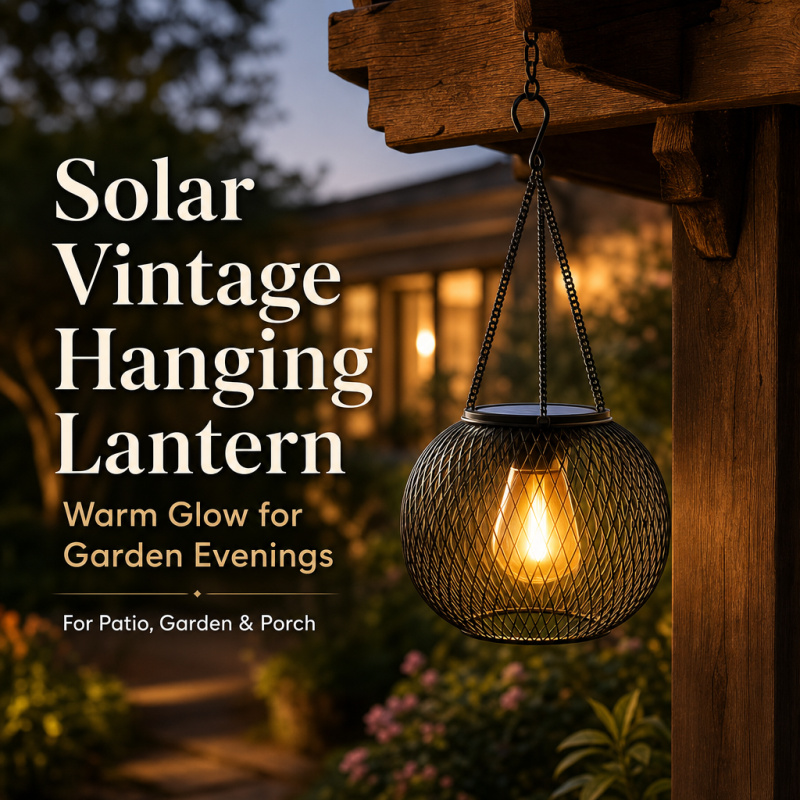 Farming And Agriculture - Solar Powered LED Hanging Floor Lamp