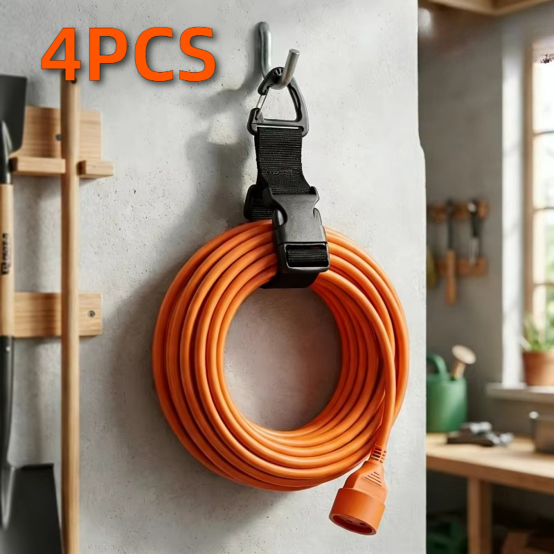 Farming And Agriculture - 4-Pack Adjustable Garden Hose Ties, Heavy-Duty