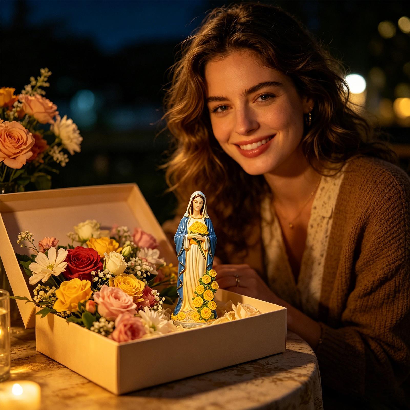Virgin Mary Solar Statue Garde - Farming And Agriculture ulasan dan harga