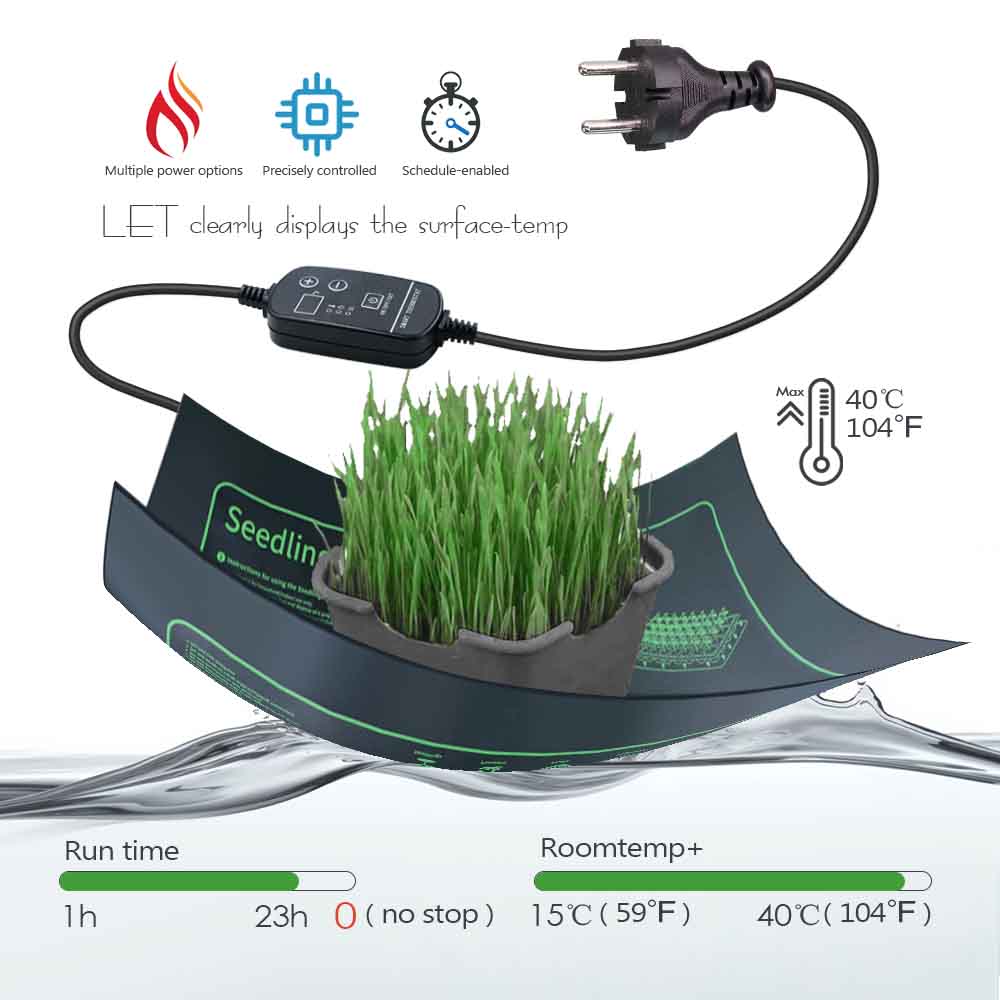 7-100W Plants Heating Pad with - Seedling Heat Mat ulasan dan harga