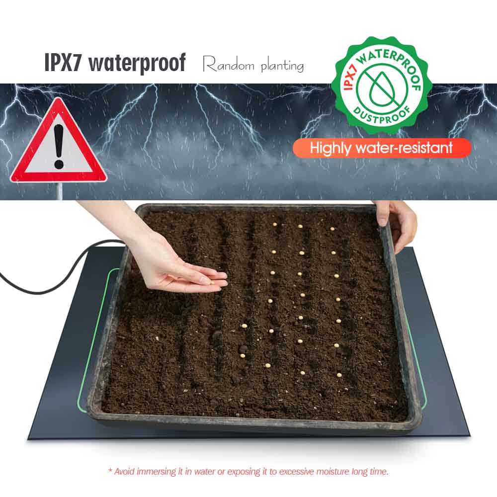 7-100W Plants Heating Pad with - Seedling Heat Mat ulasan dan harga