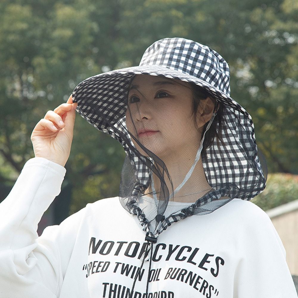 Printing Bee Mosquito Hat Sun  - Agriculture Farming Hats ulasan dan harga