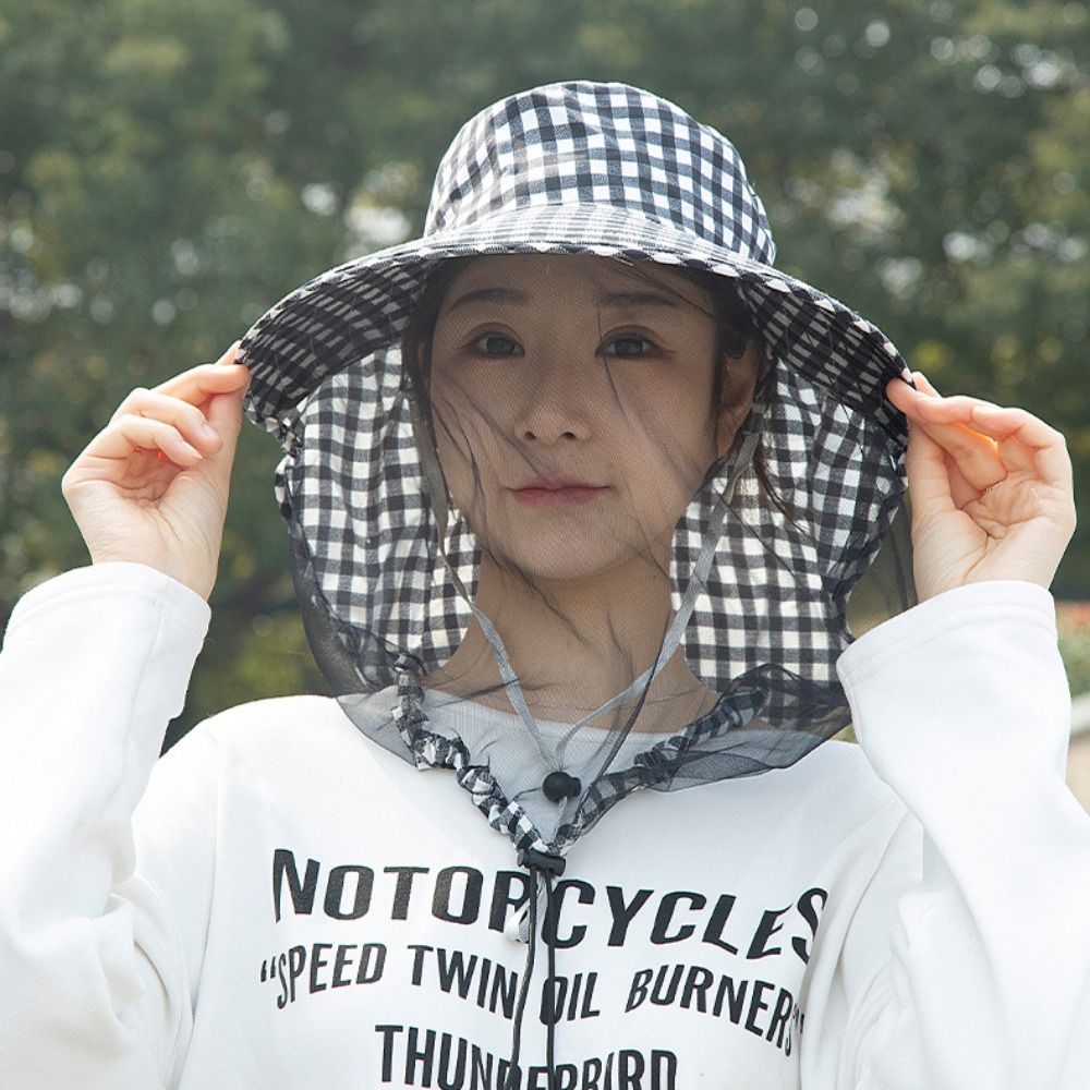 Printing Bee Mosquito Hat Sun  - Agriculture Farming Hats ulasan dan harga
